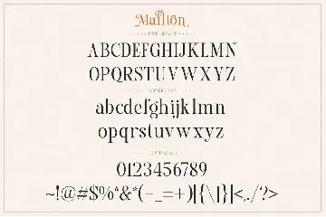 Mailton Typeface font