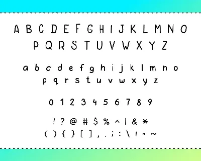 Doodic| font with doodle icons