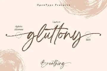 Breathing Brush Signature Font