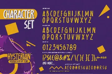 Hysterian - Rough Display Font