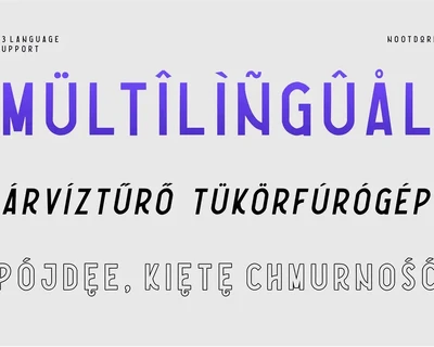 Nootdorp | Headline Typeface font