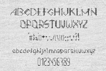 Azteker - ancient fantastic font