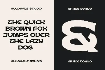 Grace Tokyo font