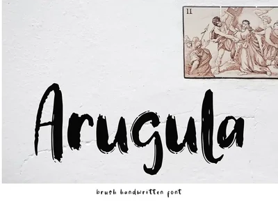 Arugula Brush Handwritten Font