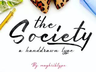 Society font
