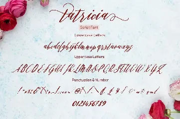 Patricia Script font