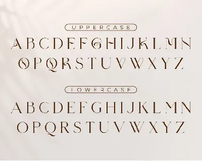 Varesha All Caps Serif Font