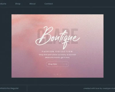 Sophiaticha Handwritten Brush font