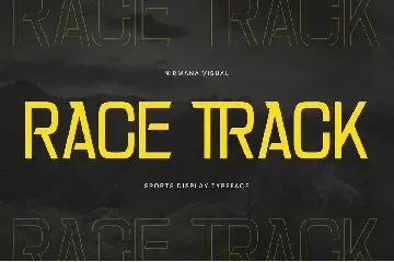 Race Track - Sports Font