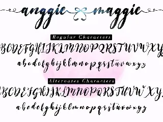 Anggie & Maggie font