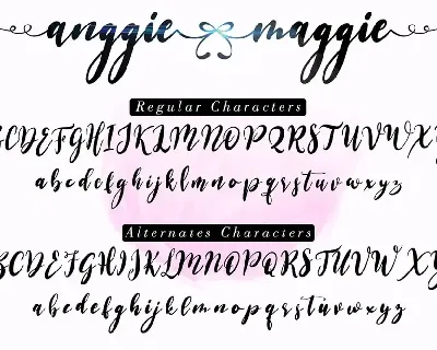 Anggie & Maggie font