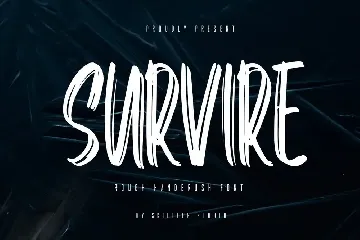 Survire - Rough Handbrush Font