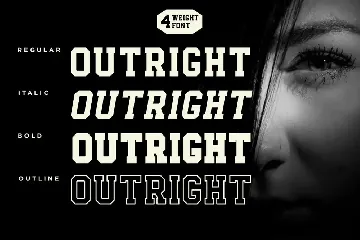 Outright slab serif font