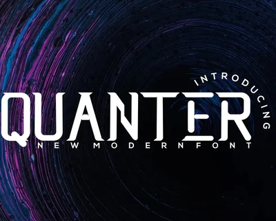 Quanter font