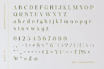 Gidglet font