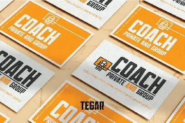 TEGAR - Modern Bold Display Font