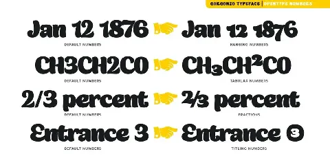 Gorgonzo font