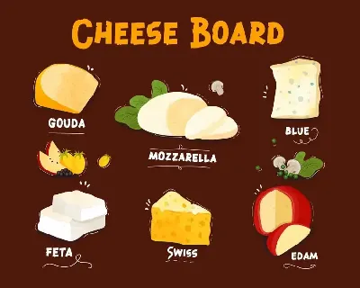 Bitten Cheese Advertisement Font