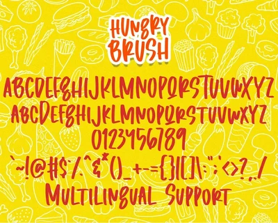 Hungry Brush - Playful Brush Font