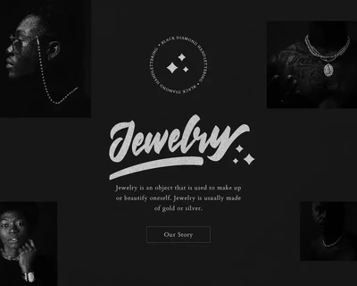 Black Diamond Handlettering Bold font