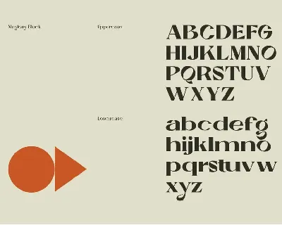 Maglony Typeface font