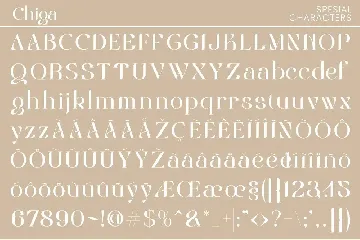 Chiga font