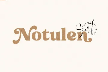 Notulen Display Serif Typeface font