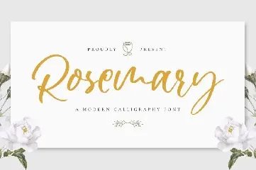 Rosemary - Wedding Font