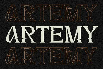 Artemy - Modern Decorative Typeface font