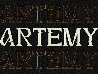 Artemy - Modern Decorative Typeface font