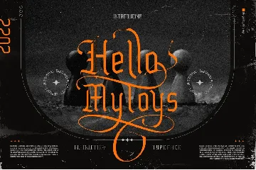 Hello Mytoys Blackletter font