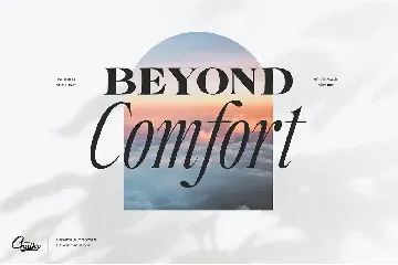 Beyond Comfort font