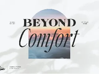 Beyond Comfort font