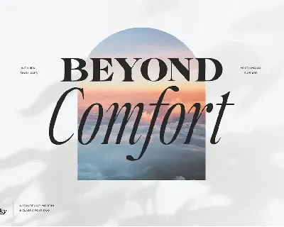 Beyond Comfort font