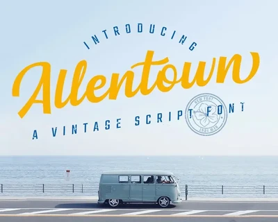 Allentown font