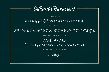 Gilliant Script Business Font