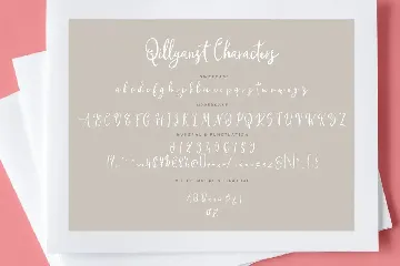 Qillyanst Signature Wedding Font