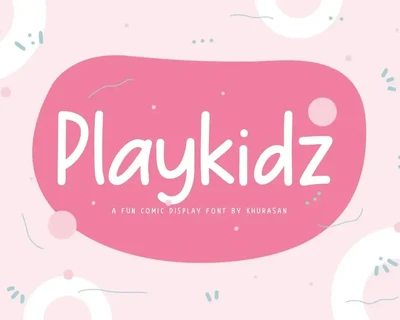 Playkidz font