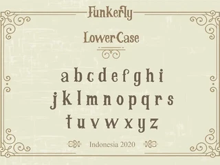 Funkerly Vintage Typeface Serif Font