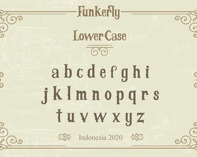 Funkerly Vintage Typeface Serif Font