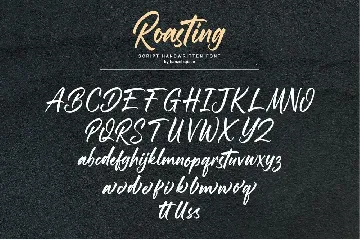 Roasting Script Handwritten Font