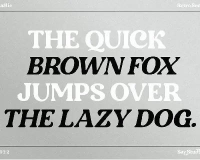 Bastie - Elegant Serif Font