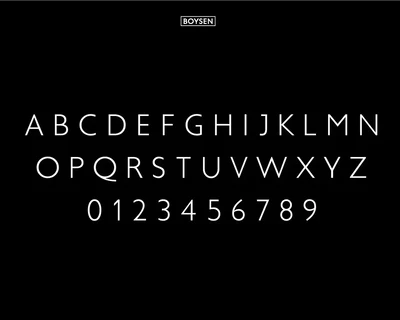 Boysen font