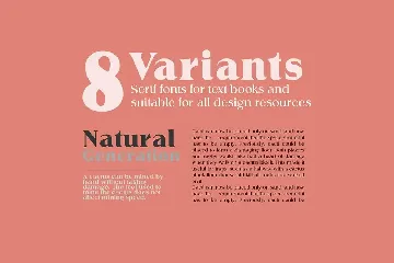 Egbert Serif 8 varians font