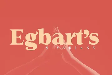 Egbert Serif 8 varians font