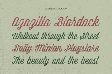 Authentica font