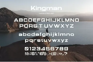 Kingman - Extended Sans Serif font