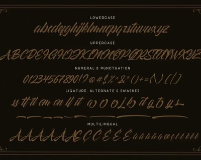 Striped King Vintage Business Font