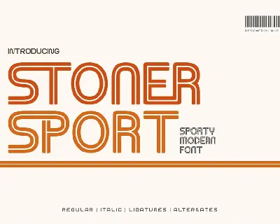 Stoner Sport Typeface font