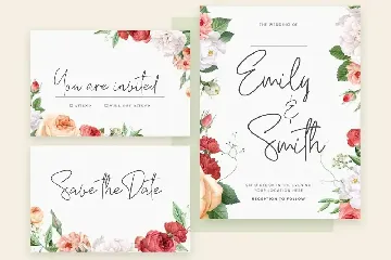 Destanyd Monoline Wedding Font